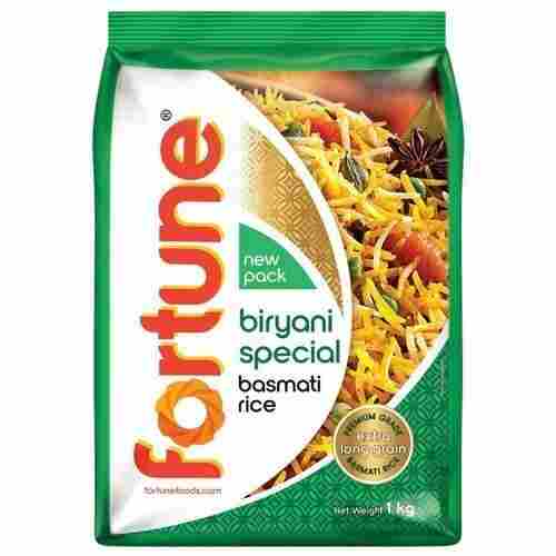 Long Grain White Fortune Basmati Rice With Shelf Life 24 Months And 1 Kg Pack