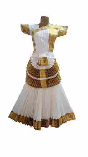 Traditional Mohiniyattam Cotton Dance Dress For Women
