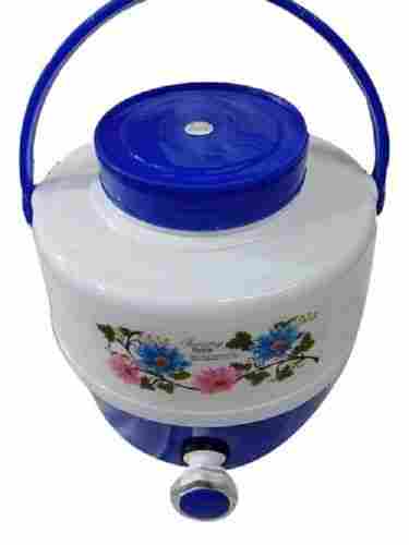 Unbreakable Crack Resistant White And Blue Plastic Thermoware Insulated Water Jug