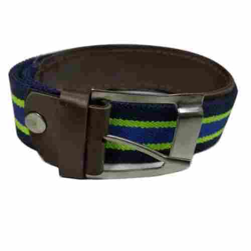 Multi Color Stylish Comfortable Iron And Zinc Buckle Cotton Belt For Women