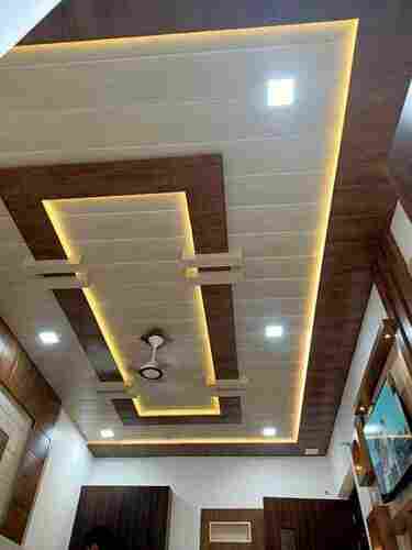 Rectangular Crack Resistant Waterproof Decorative Pvc Ceiling Panel