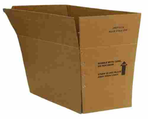10 Kg Capacity And Brown Color Rectangular Corrugated Box For Packaging