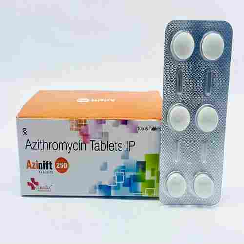 AZINIFT-250 Azithromycin 250 MG Antibiotic Tablet, 10x6 Blister