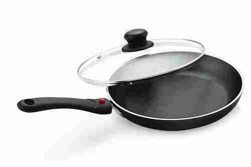 Hard Anodized Aluminium Frying Pan With Glass Lid