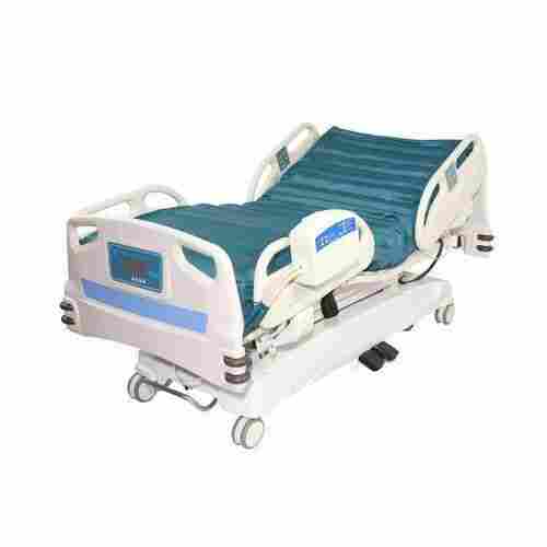 Skin Friendliness Sturdy Construction Easy To Move Four Wheels Type Electric ICU Bed