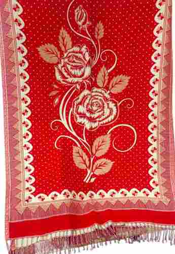 Washable And Breathable Embroidered Woven Shawls For Ladies With 3 Meter Long 