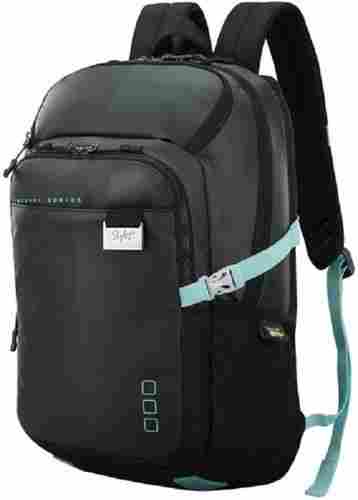Polyester Black Color Backpacks With 4 Compartments
