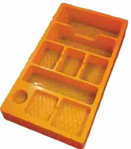 Strong And Durable Pvc Plastic Nine Compartment Recyclable Biscuit Tray