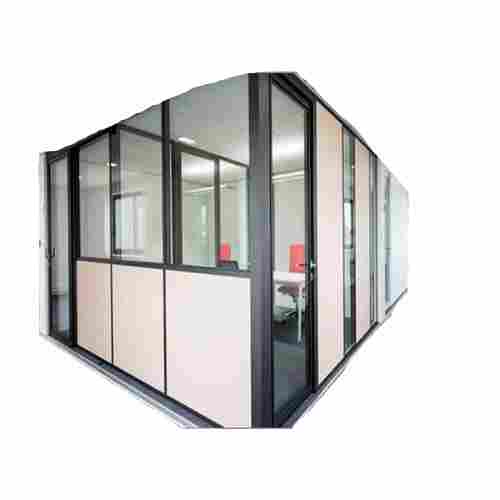 Strong And Unbreakable Scratch Resistant Transparent Glass Office Partition