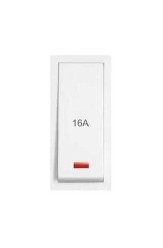 White  Soft Emitting Bright Polycarbonate Light Switch With Indicator