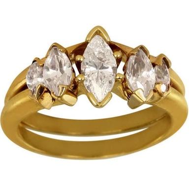 Beautifully Designed Traditional Heavy Gold Plated Stone Ring For Women