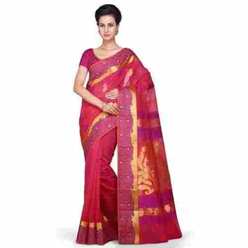 Brocade Designer Fabric Type Cotton Silk Saree For Women Lightweight And Easy To Wear
