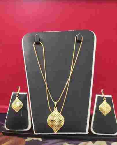 Gold Plated Imitation Jewellery Necklace Set With Earring