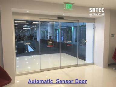 Transparent Automatic Glass Sensor Sliding Door