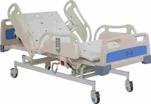 Reliable Service Life Strapping Construction Four Wheels Type ICU Electric Hospital Bed