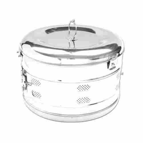 Round Semi Automatic Polished Stainless Steel Dressing Drum 