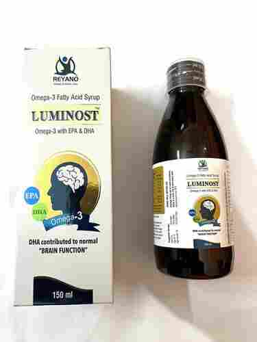 LUMINOST Omega 3 Fatty Acid Syrup With EPA And DHA For Brain Health, 150 ML