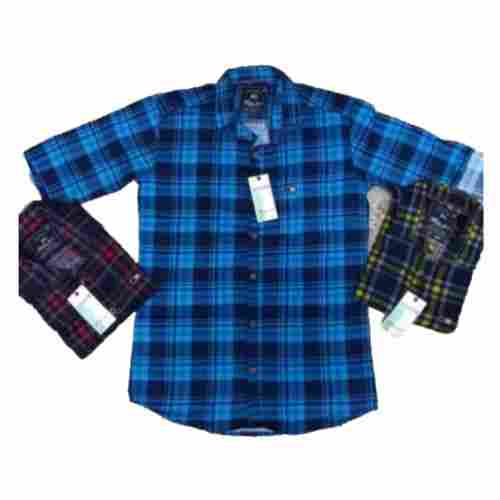 Multi Color Pure Cotton Fabric Full Sleeves And Regular Fit Men'S Shirts