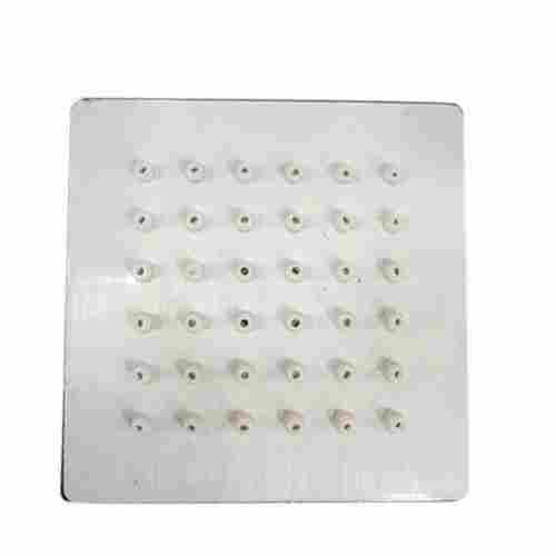 36 Small Holes Glossy Finish Rectangular Light In Weight Waterproof PVC Rain Shower
