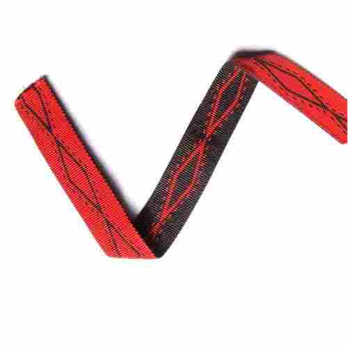 Red And Black Lightweight Printed Double Sided Jacquard Elastic Tapes