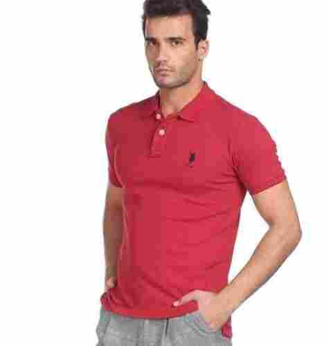 Multi Color Plain Pattern Polyester Material 180-190 Gsm Single Jersy Polo Fabric
