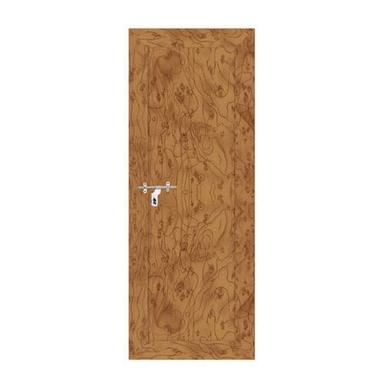 Brown Rectangular And Durable Pvc Wooden Door