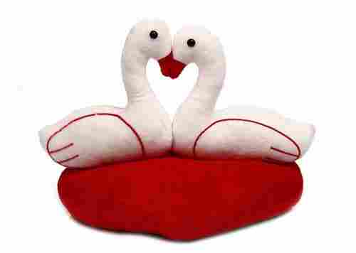 Washable Plush Material And Polyester Fiber Filling Swan Couple Soft Toy