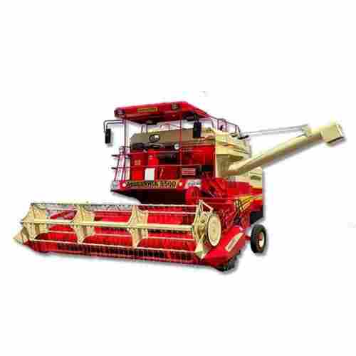 Mild Steel 6 Cylinder Combine Harvester With 1 Year Of Warranty
