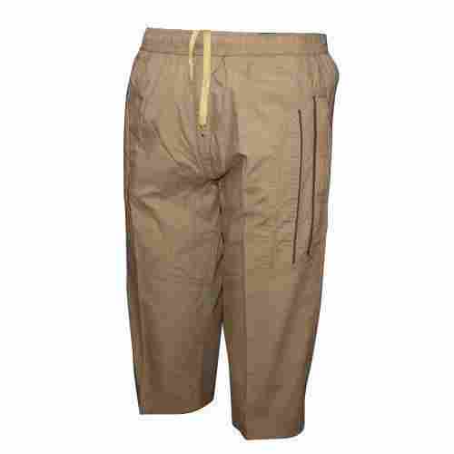 Multi Color Knee Length Pure Cotton Fabric Regular Fit Plain Pattern Men'S Capri