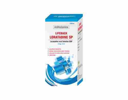 Lifeback Loratadine 5 MG Antihistamine Oral Solution For Allergy Symptoms, 100 ML