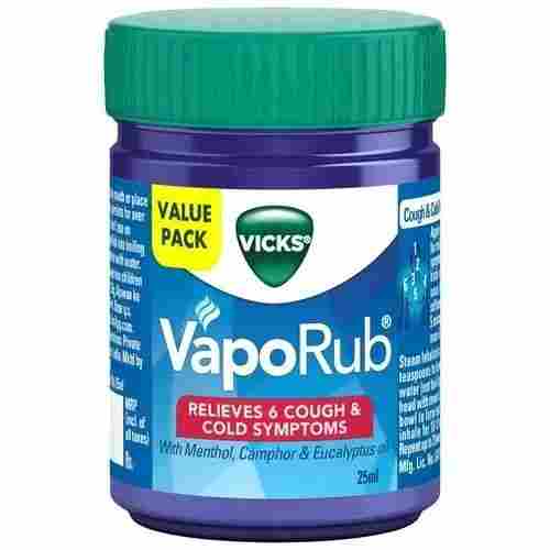 Medical Grade Cream Form Vicks Vapo Rub For Relieves 6 Cough And Cold Symptoms 