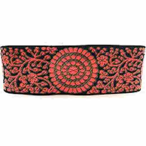 Red And Black Maharani Lace