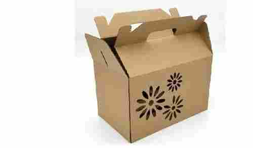 3 Ply Printed Regular Corrugated Box With Handle