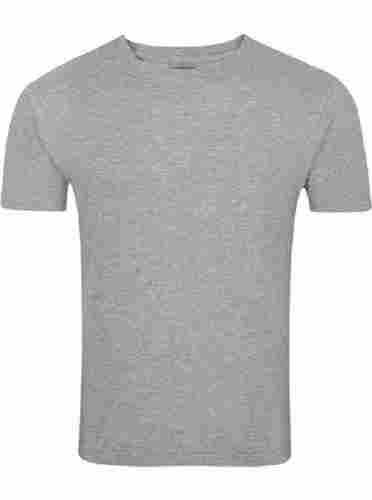 Short Sleeve O Neck Cotton Plain T Shirt For Men