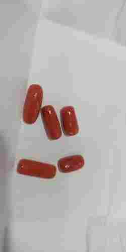 Red Coral Zodic Sign Stones, Weight: 3 Carat To 11 Carat