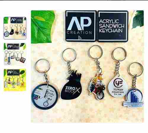 Customized Size And Printed Design Keychain For Promotional Use