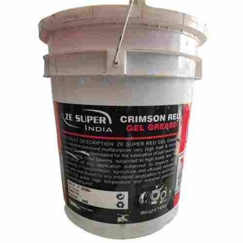 High Water And Oxidation Resistance Properties Solid Crimson Red Gel Grease