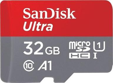 Lightweight Heat Resistant 32GB SanDisk Micro Memory Card for Data Storage