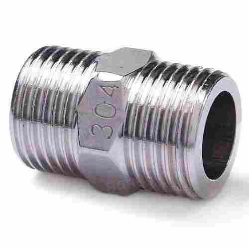 1/2 Inch Diameter Stainless Steel Hexagon Nipple For Pipe Fitting