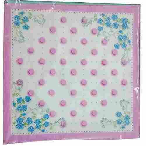 Multi Color Hand Washable Dotted Printed Pattern Cotton Handkerchief 