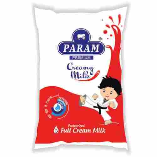 100% Organic Param Premium Full Cream Milk With Shelf Life 12 Days