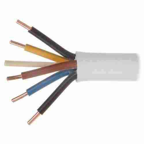 450 Voltage PVC Insulation High Ductility Crack Free Copper 6 Core Electric Cables