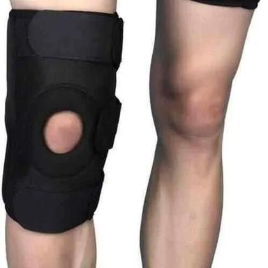 Easy To Use Skin Friendly Adjustable Black Neoprene Hinged Knee Brace