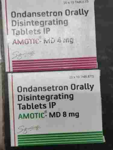 AMOTIC Ondansetron 4/8 MG Orally Disintegrating Tablet, 20x10 Blister