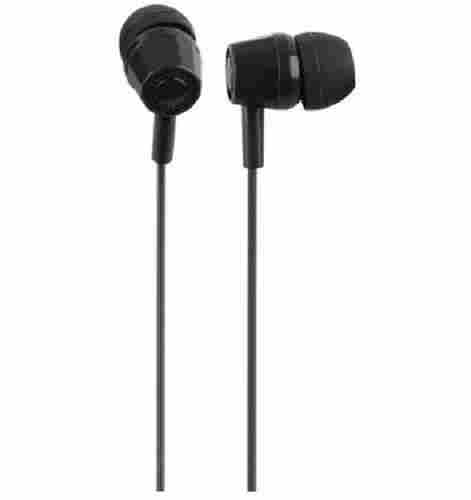 3.5 mm Connectors Black Wired Earphone (Model Number - RX41)