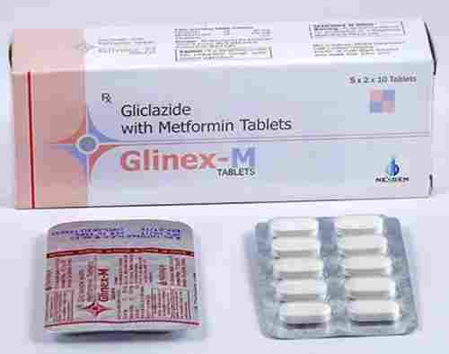 Genericart Gliclazide+Metformin 80mg/500mg Tablet
