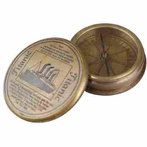 29 Inch Brass Antique Compass With Weight upto 500 gm, Round Shape
