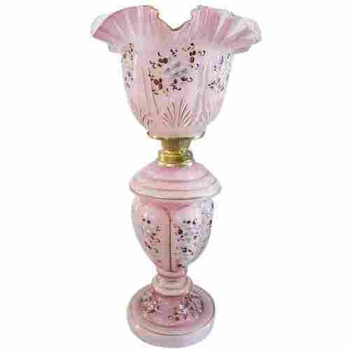 Antique Style Table Lamp For Home Decorative With 27 Inch Height, Floral Design