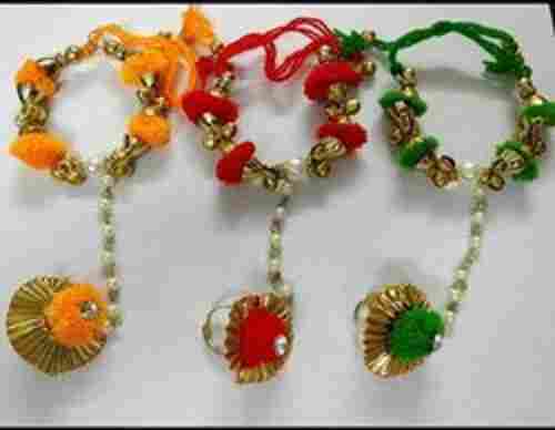 Multi Color Handcrafted Flower Bangle For Wedding And Party