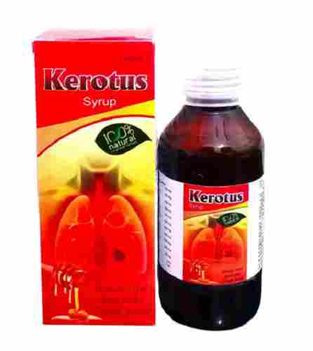 Pack Of 100 Ml Bottle Size, 100% Natural Cold Cough Syrup For Dry Cough